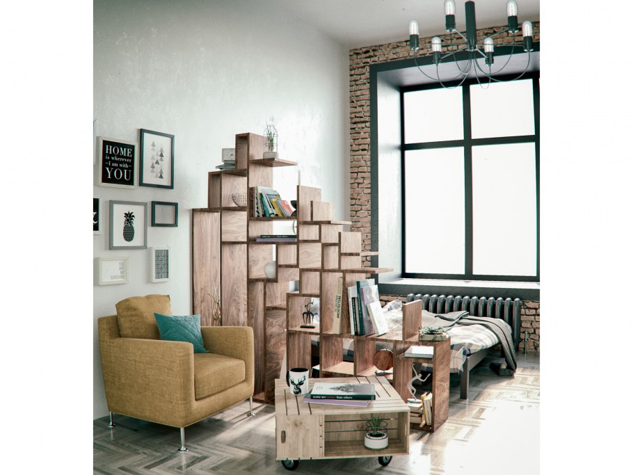 Стеллаж для зонирования