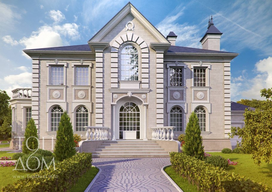 Проект особняка э. Шавиера