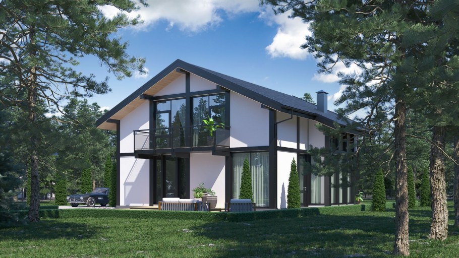 Фахверк газобетон