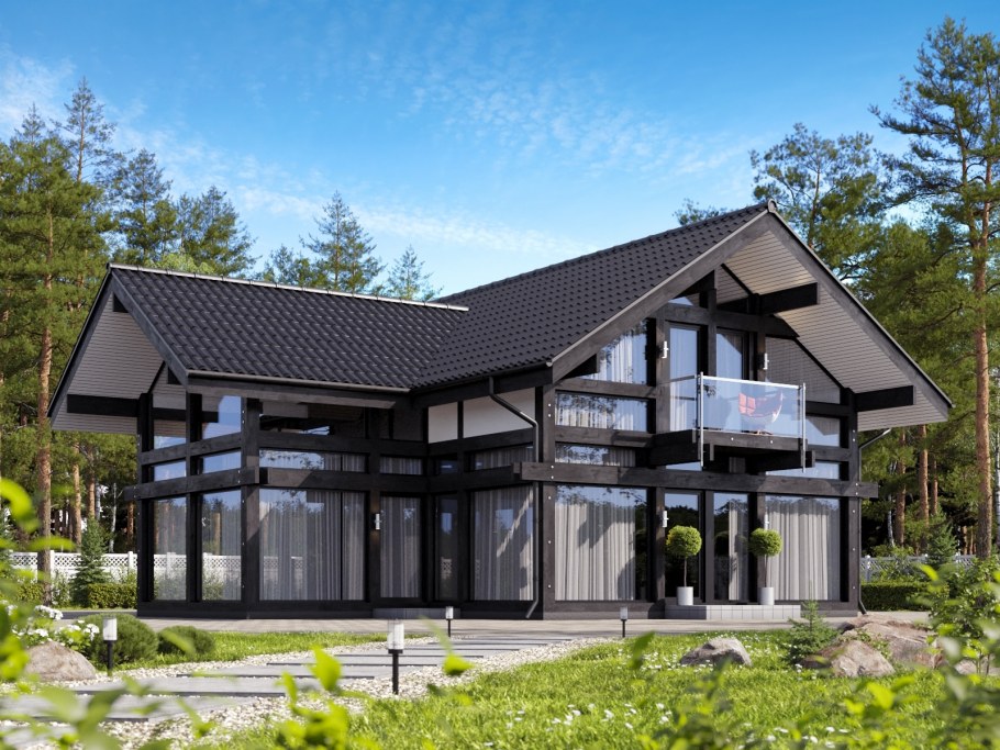 Одноэтажный фахверк Берн