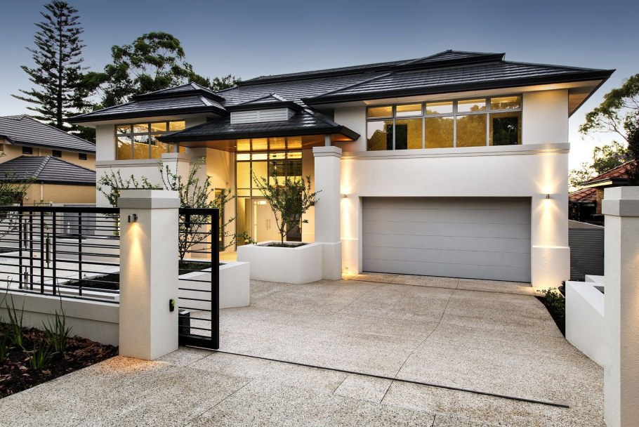 Красивый стильный дом