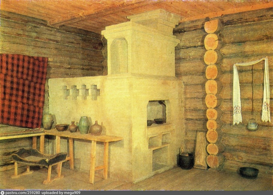 Карл Иванович Кольман интерьер русской избы
