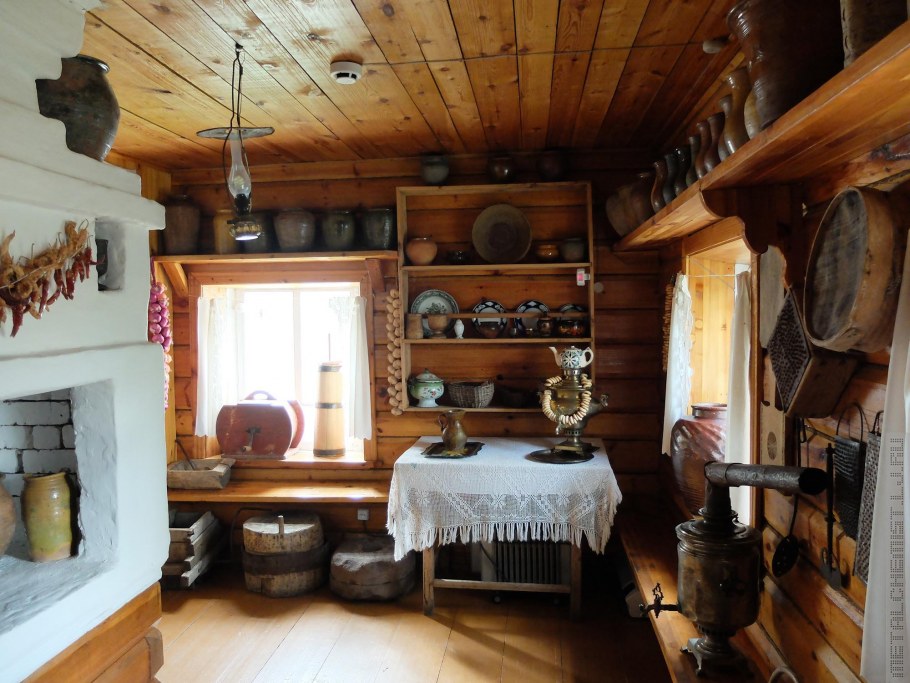 Интерьер русской избы