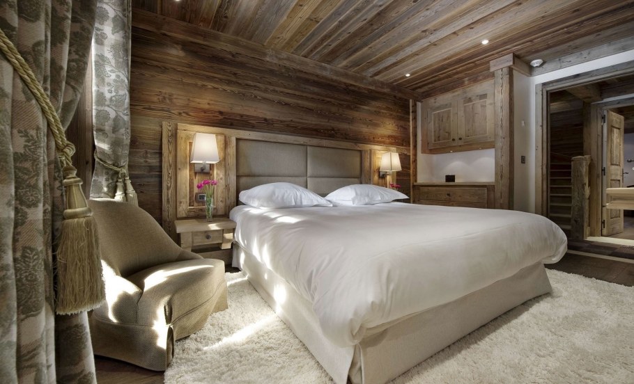 Альпийское Шале интерьер спальня