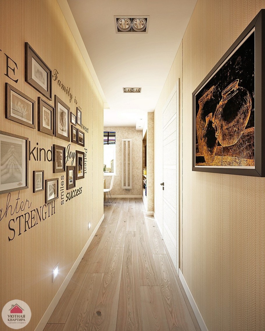 Постеры в интерьере прихожей