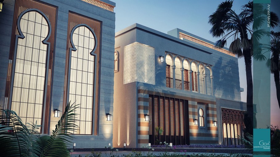 Марокко здание фасад