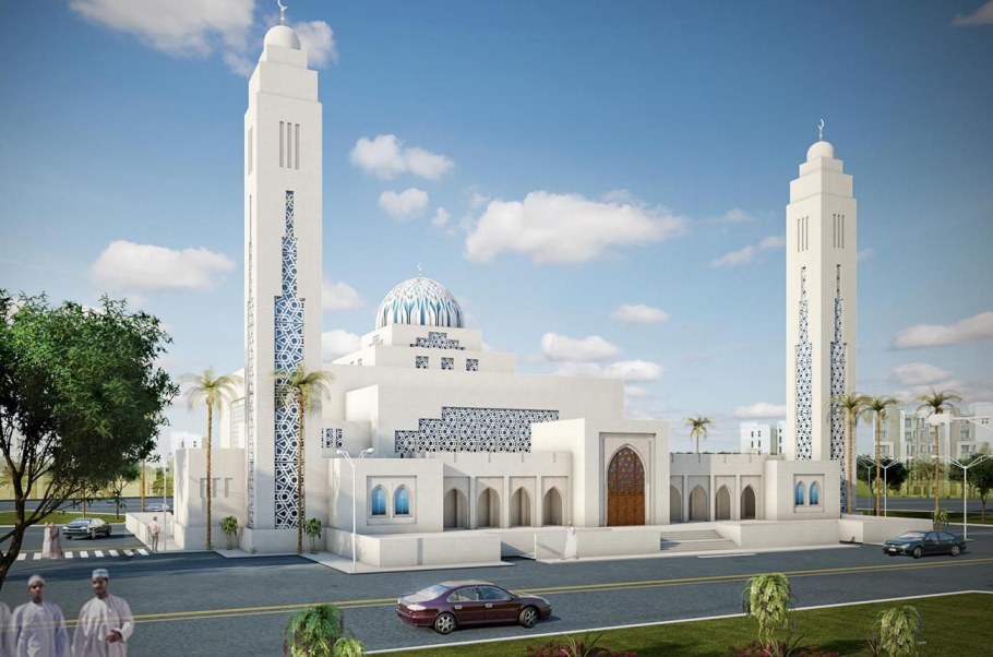 Мечеть маленькая современная архитектура