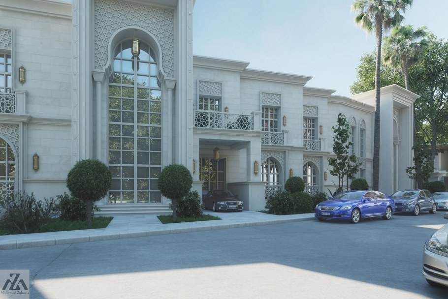 Дом в мусульманском стиле фасад