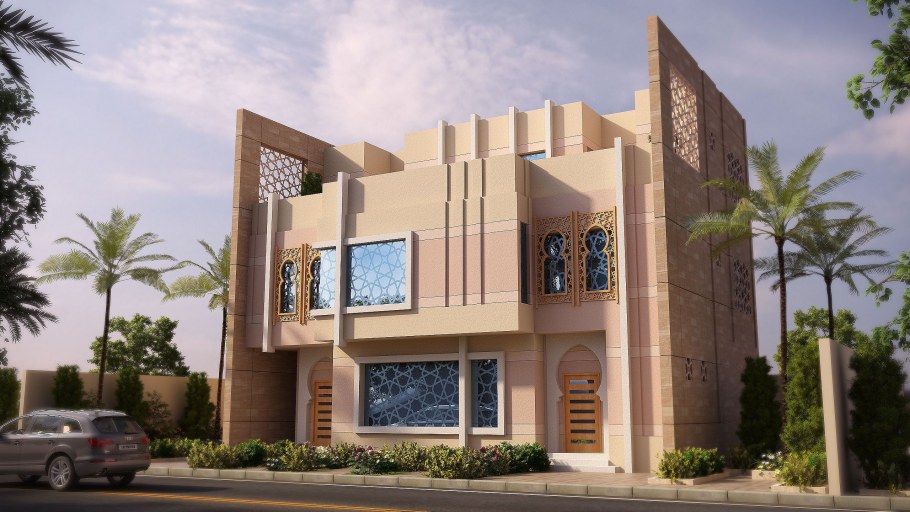 Исламская архитектура вилла фасад