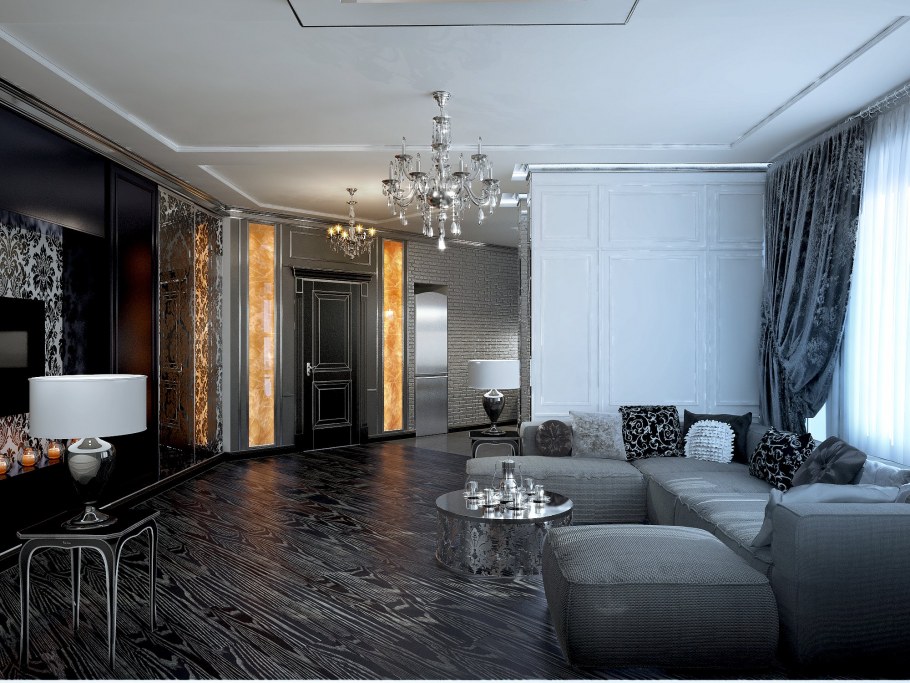 Зал в стиле ар деко