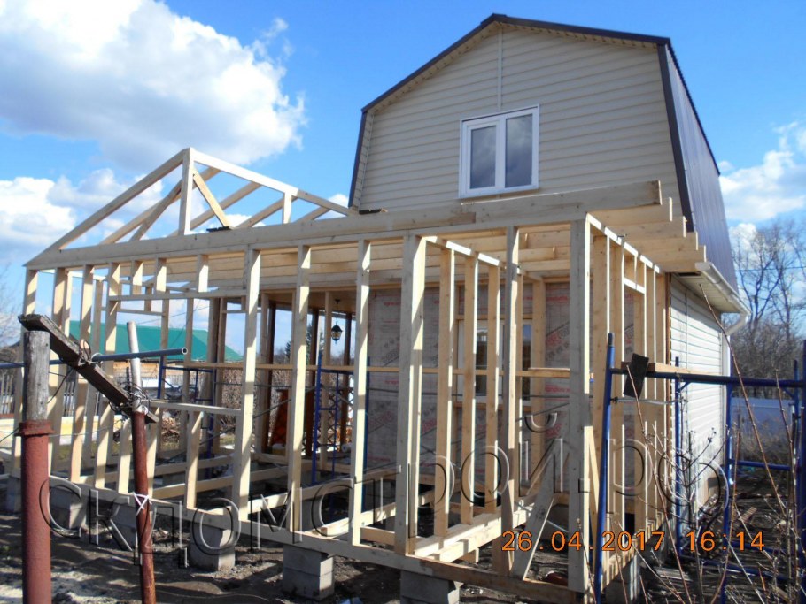 Пристройки к дачному дому проекты