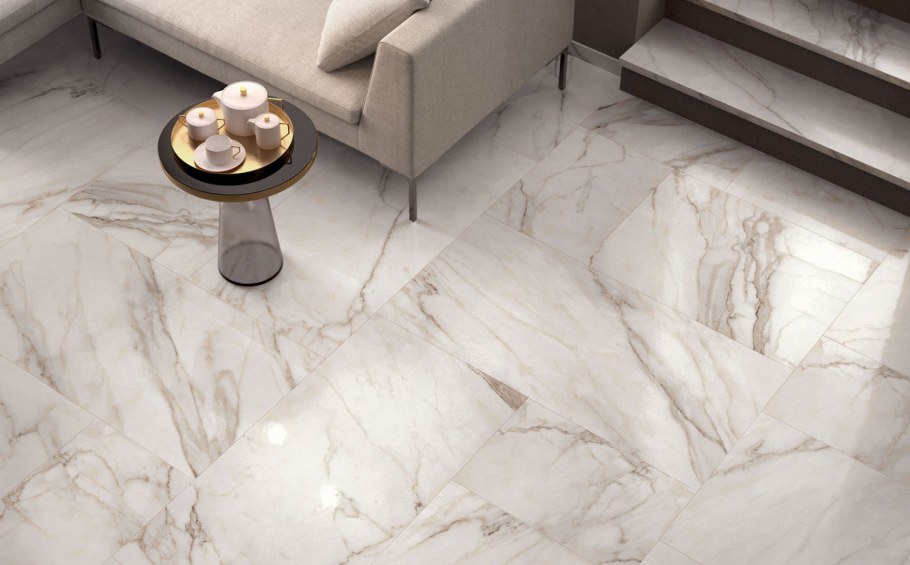 Керамогранит Supreme Golden Calacatta Lux+ (sp6113l) 60x120 от Flaviker (Италия)