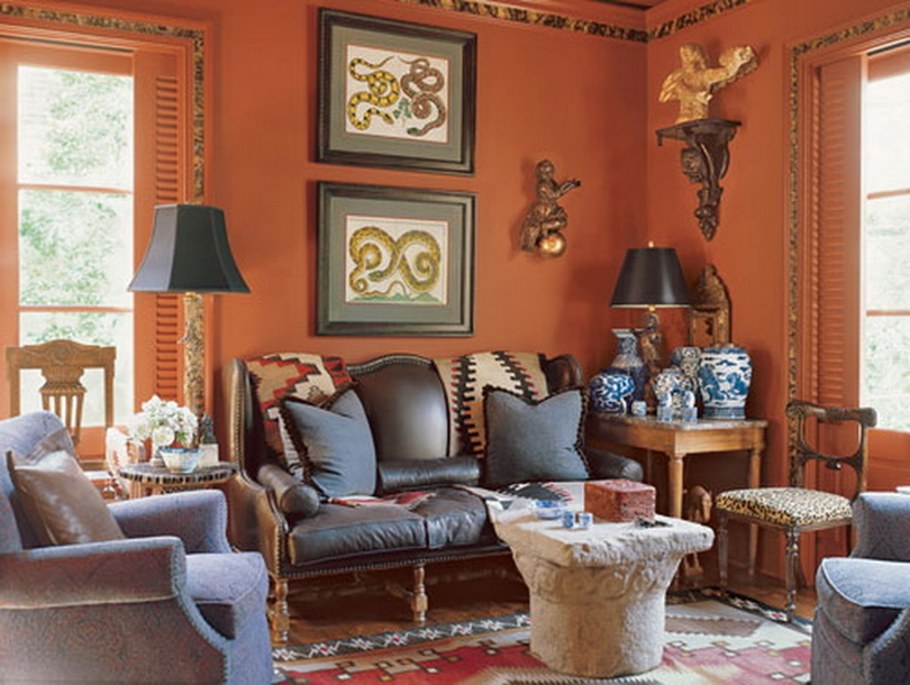 Гостиная в этно стиле