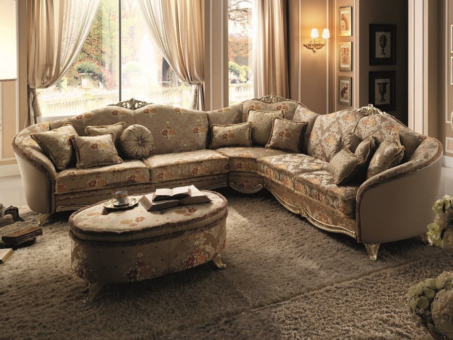 Красивая мягкая мебель для зала