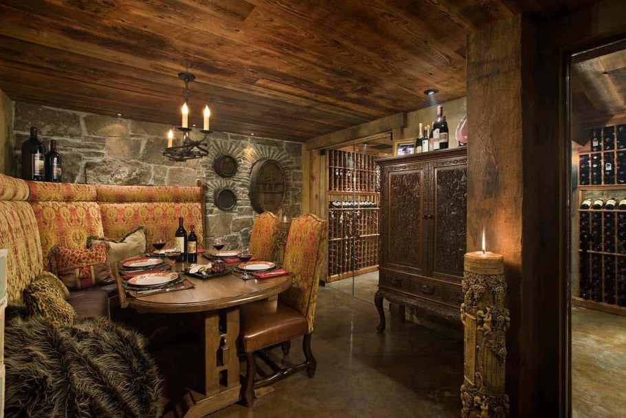 Интерьер комнаты под старину