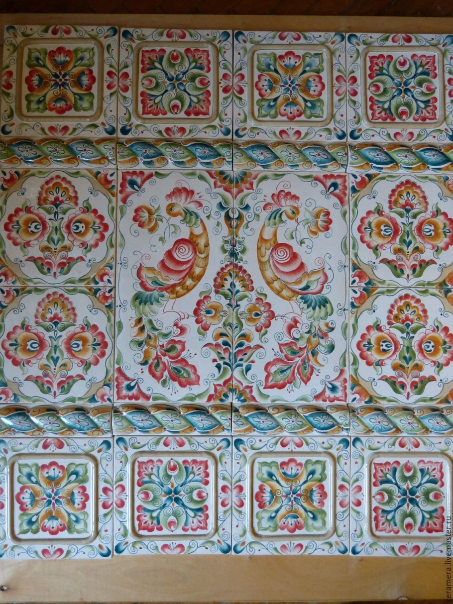 Изразцы в русском стиле