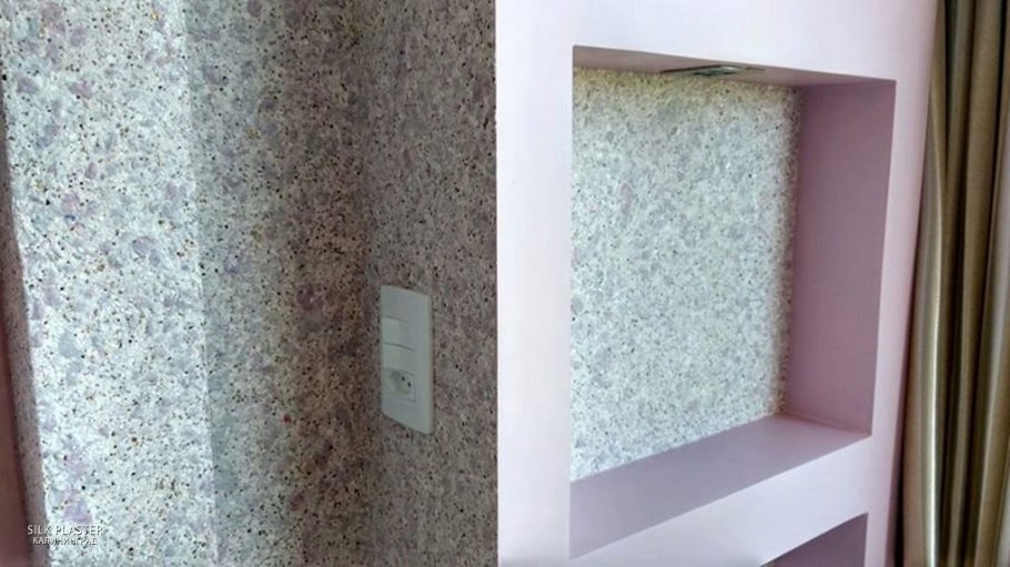 Нарисованный камин на стене