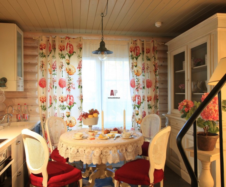Интерьер дачной кухни