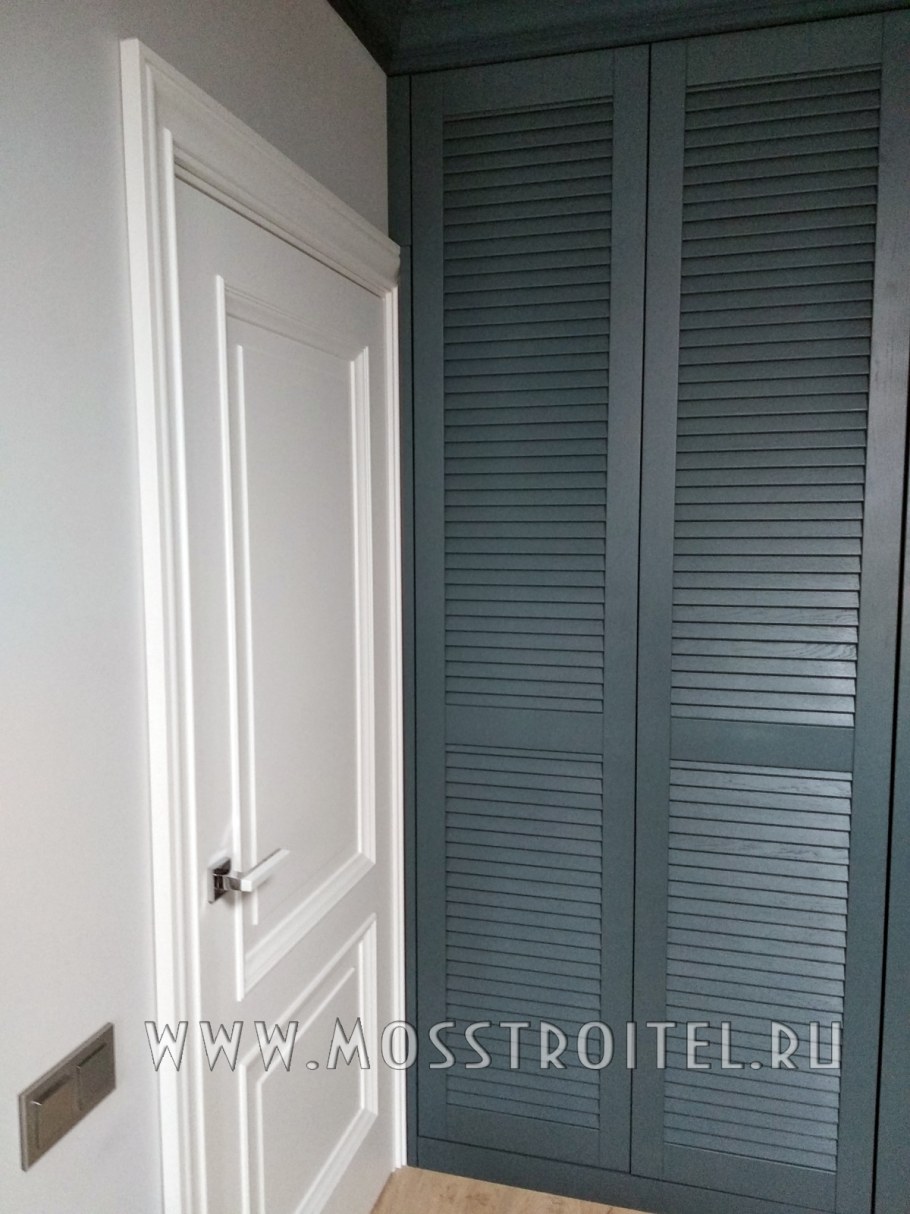 Дверь жалюзийная ПВХ 2 створки