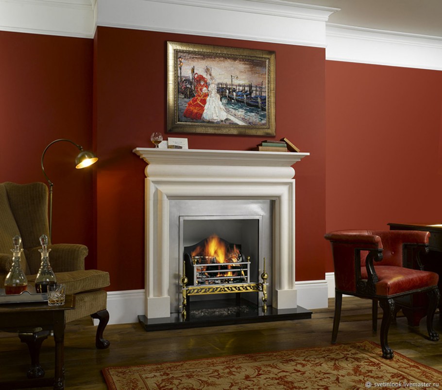 Картина над камином