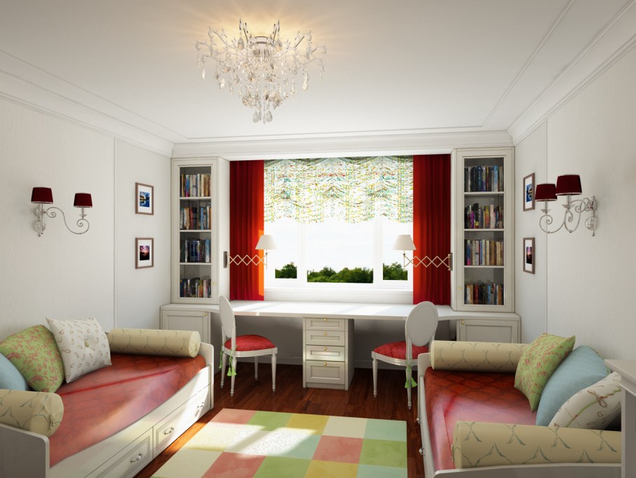 Небольшая комната для двух мальчиков