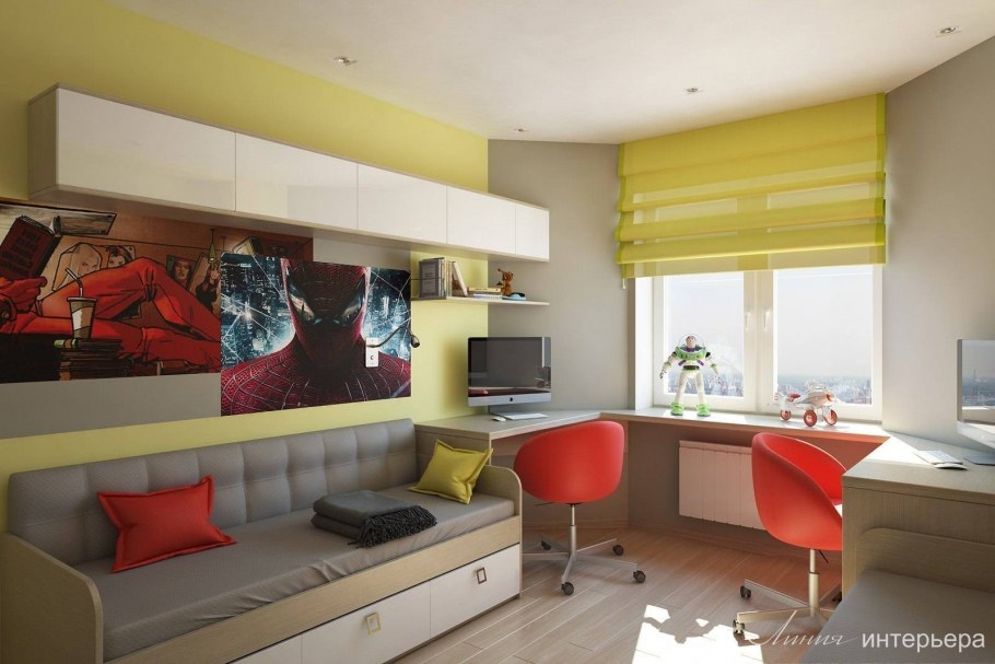 Маленькая комната для двоих взрослых