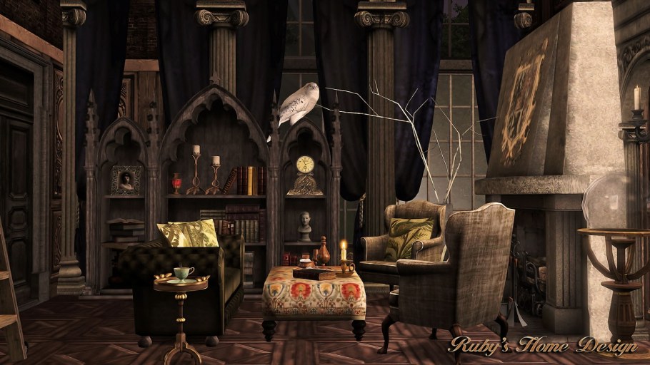 Викторианская Готика интерьер темный спальне