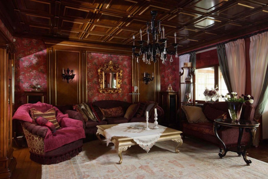 Викторианская Готика спальня арт