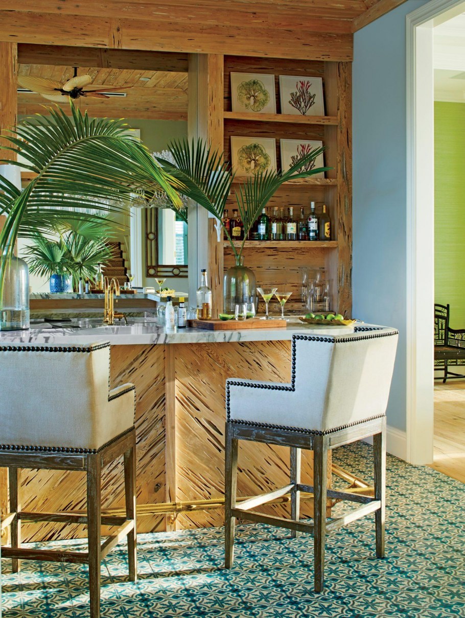 Кухня в стиле тропики