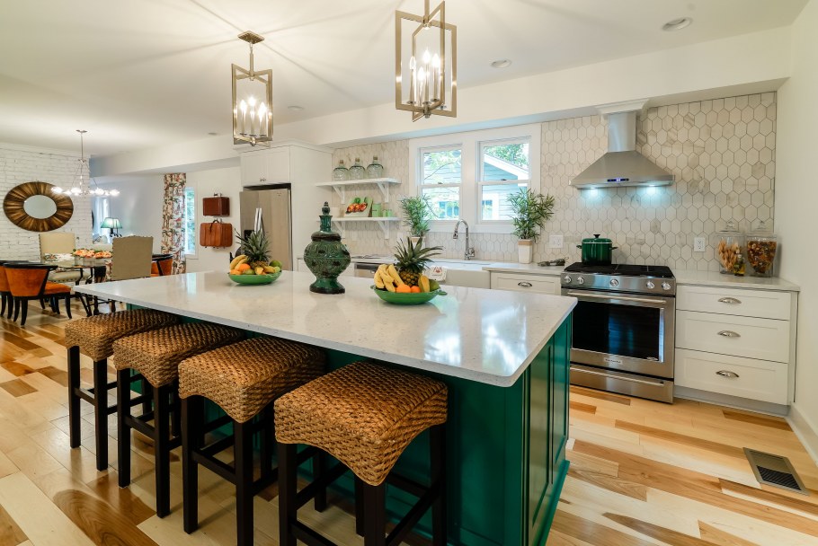 Тропический стиль в интерьере кухни