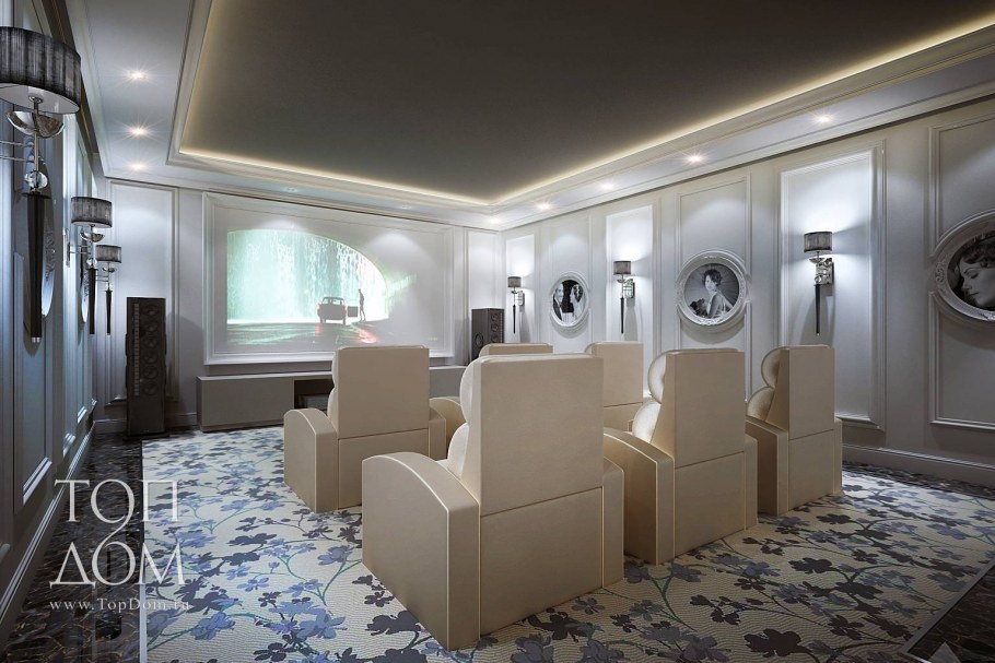 Домашний кинотеатр интерьер