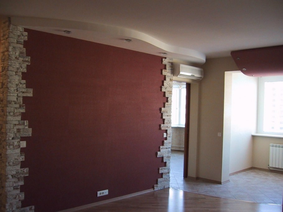 Евроремонт отделка стен.