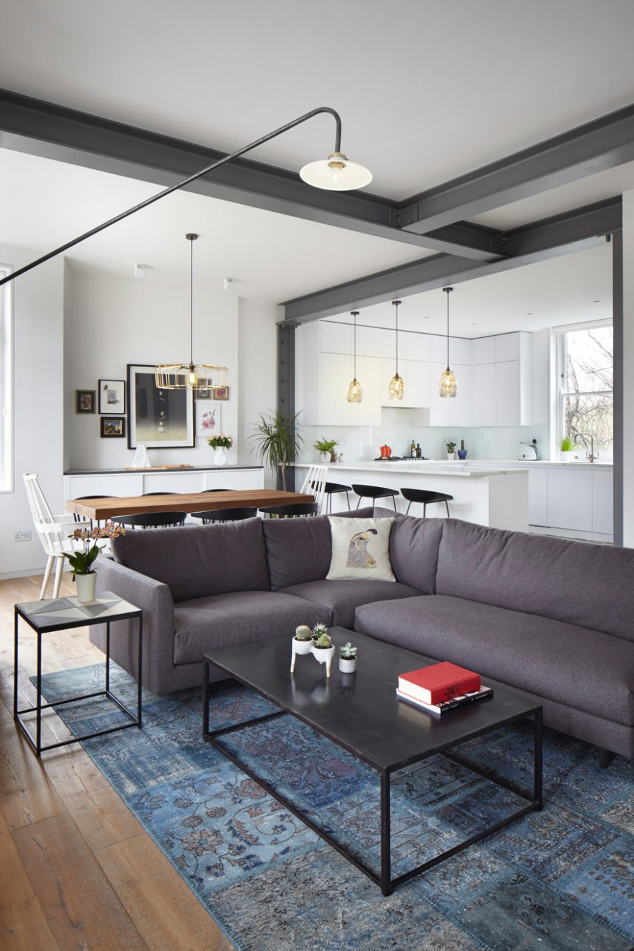 Кухня гостиная Контемпорари