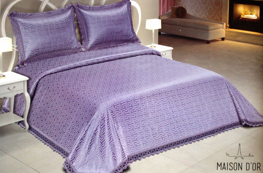 Покрывало 180х240 лиловое