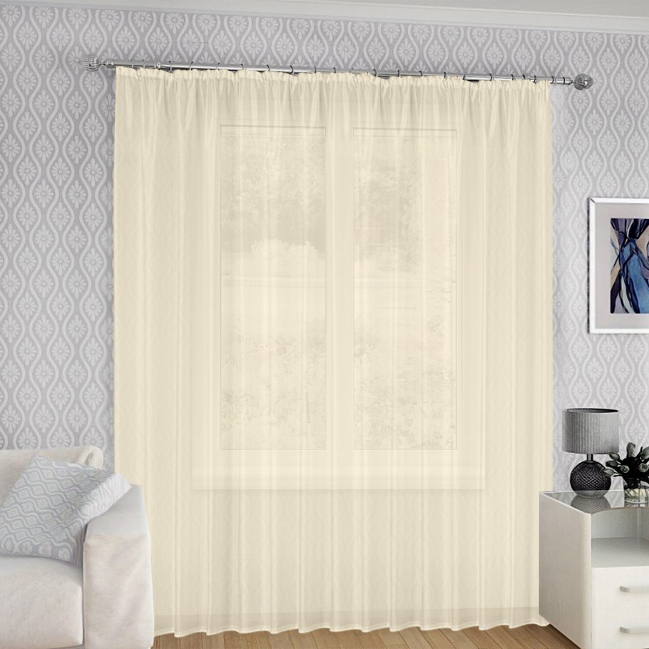 Тюль Злата Корунка белый