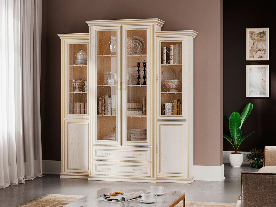 Шкаф витрина Венето
