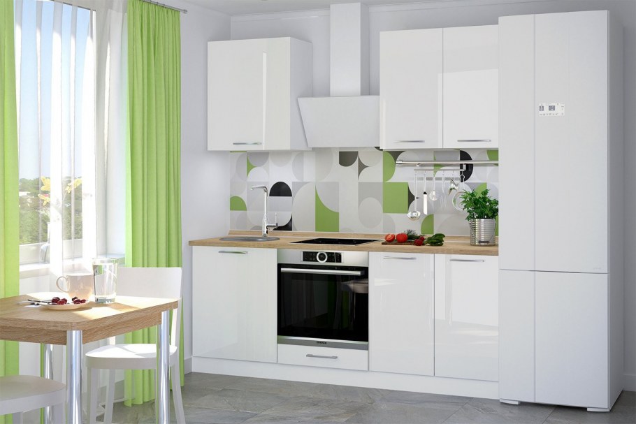 Кухня Амика белая хофф