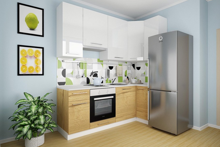 Кухня Амика белая хофф