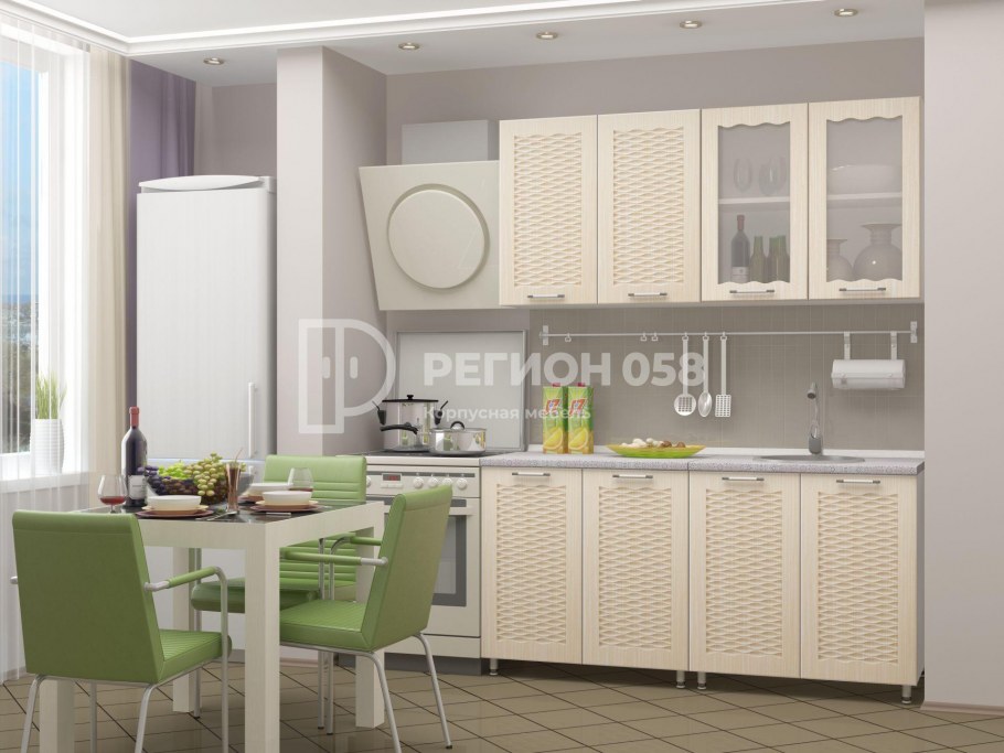 Кухня Изабелла белый Сандал