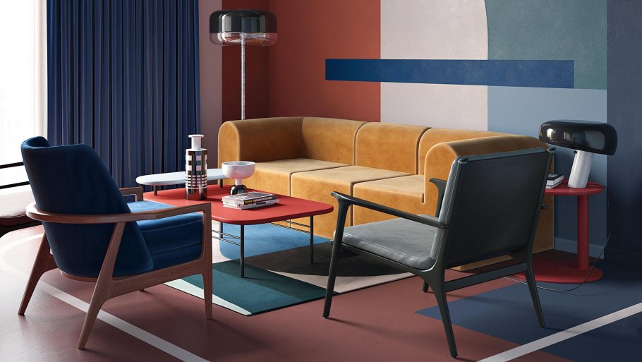 Мемфис стиль дизайна Графика