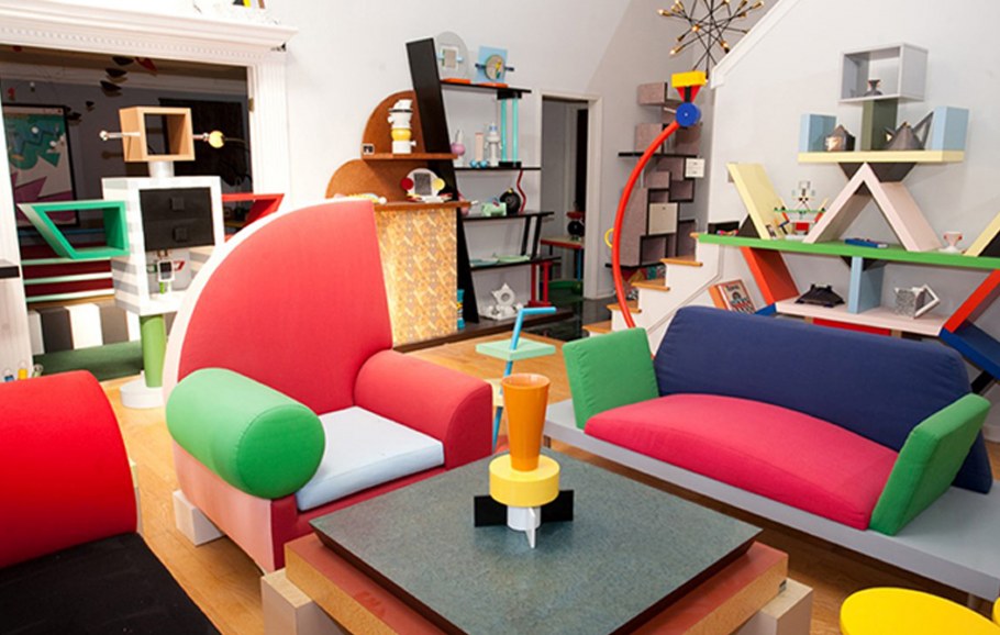 Карл Лагерфельд и его квартира в стиле Мемфис