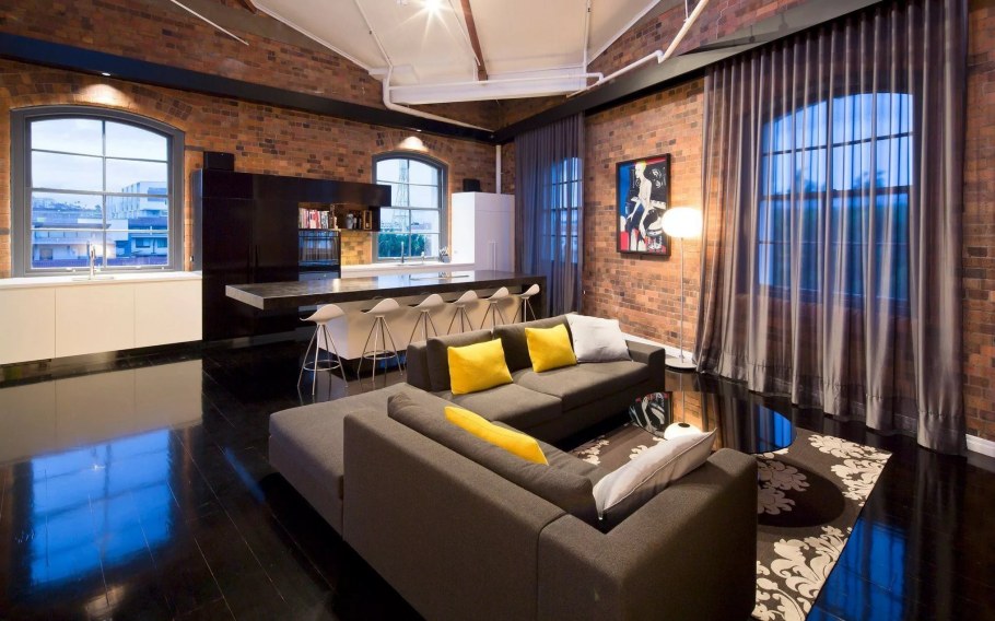 Шторы Индастриал лофт