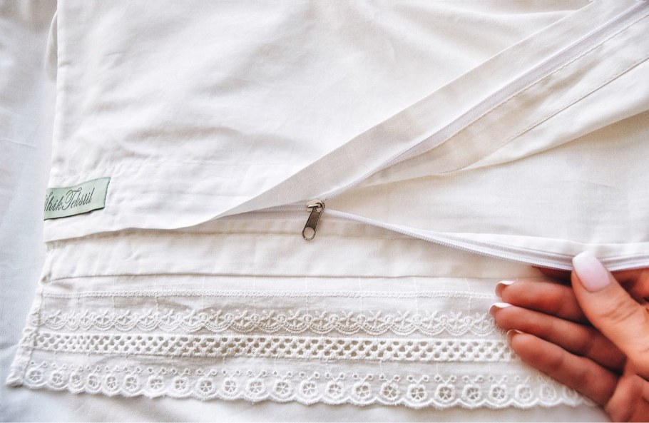 Оборки на кровать