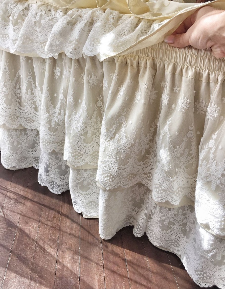 Льняная ткань розы Прованса