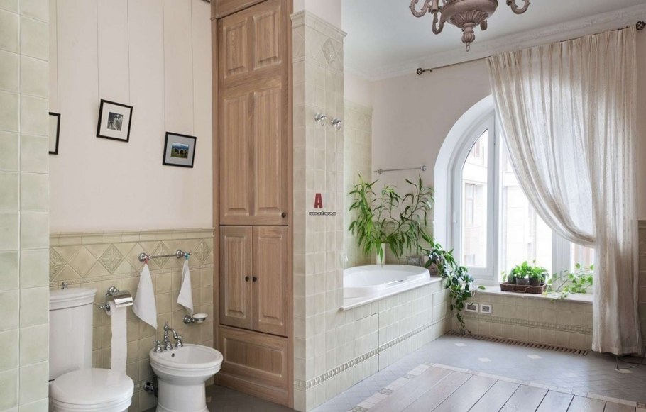 Современная ванная в доме