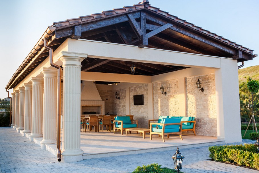 Дача в средиземноморском стиле