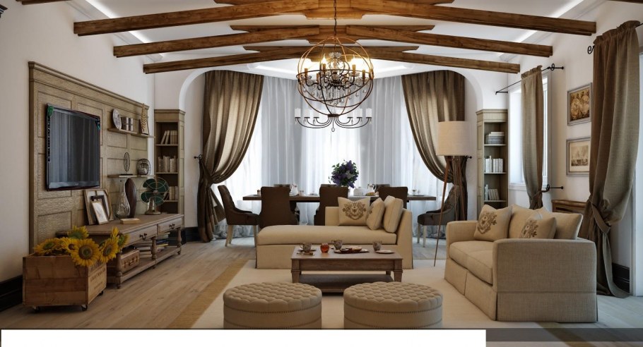 Гостиная в европейском стиле