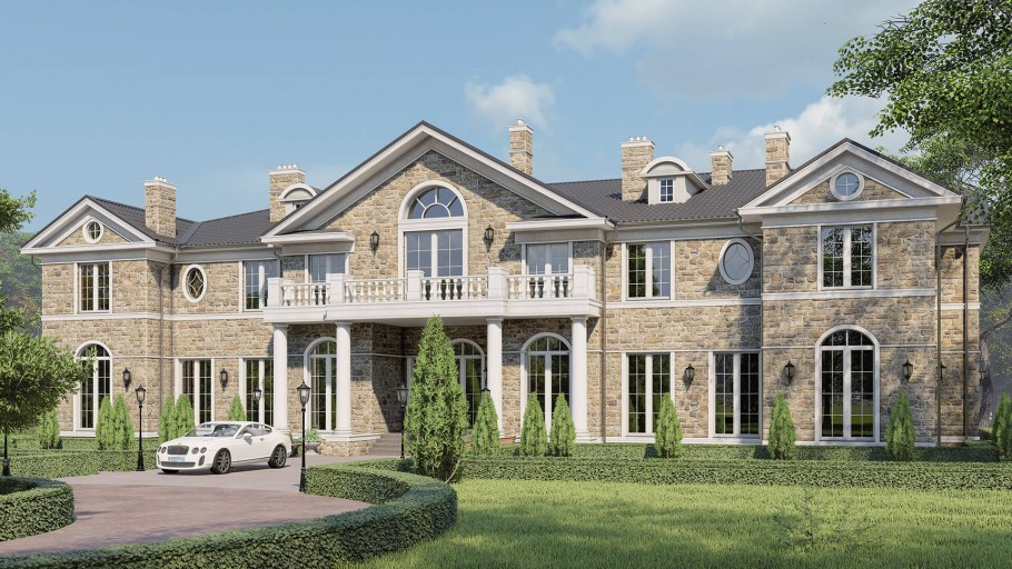 Английский особняк георгианский план