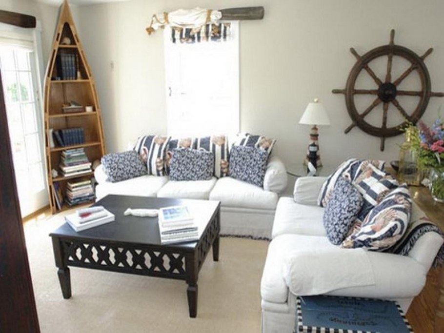 Интерьер детской комнаты в морском стиле