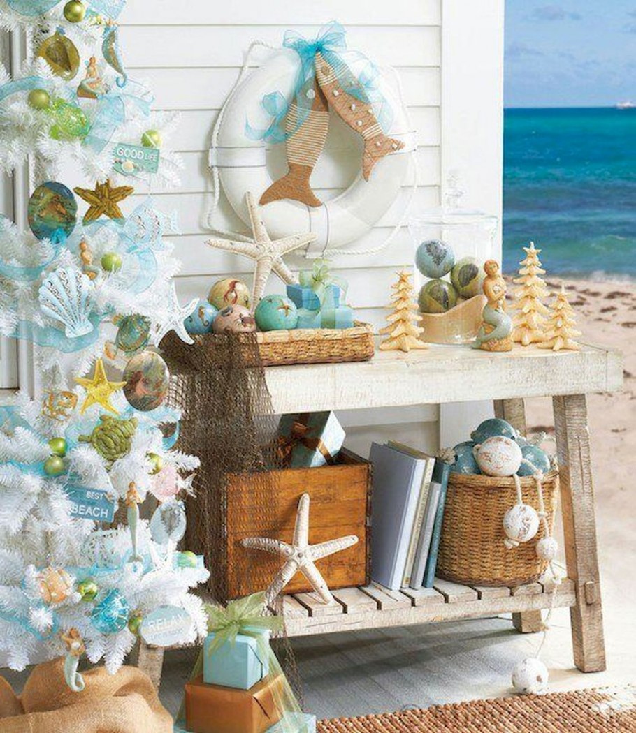 Гостиная в морском стиле интерьер